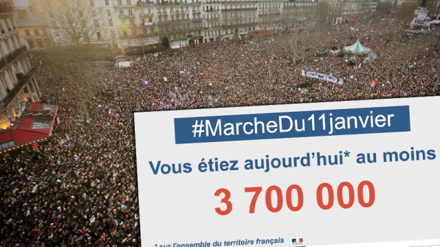Nearly 4 million person & # XF3; b on French streets.